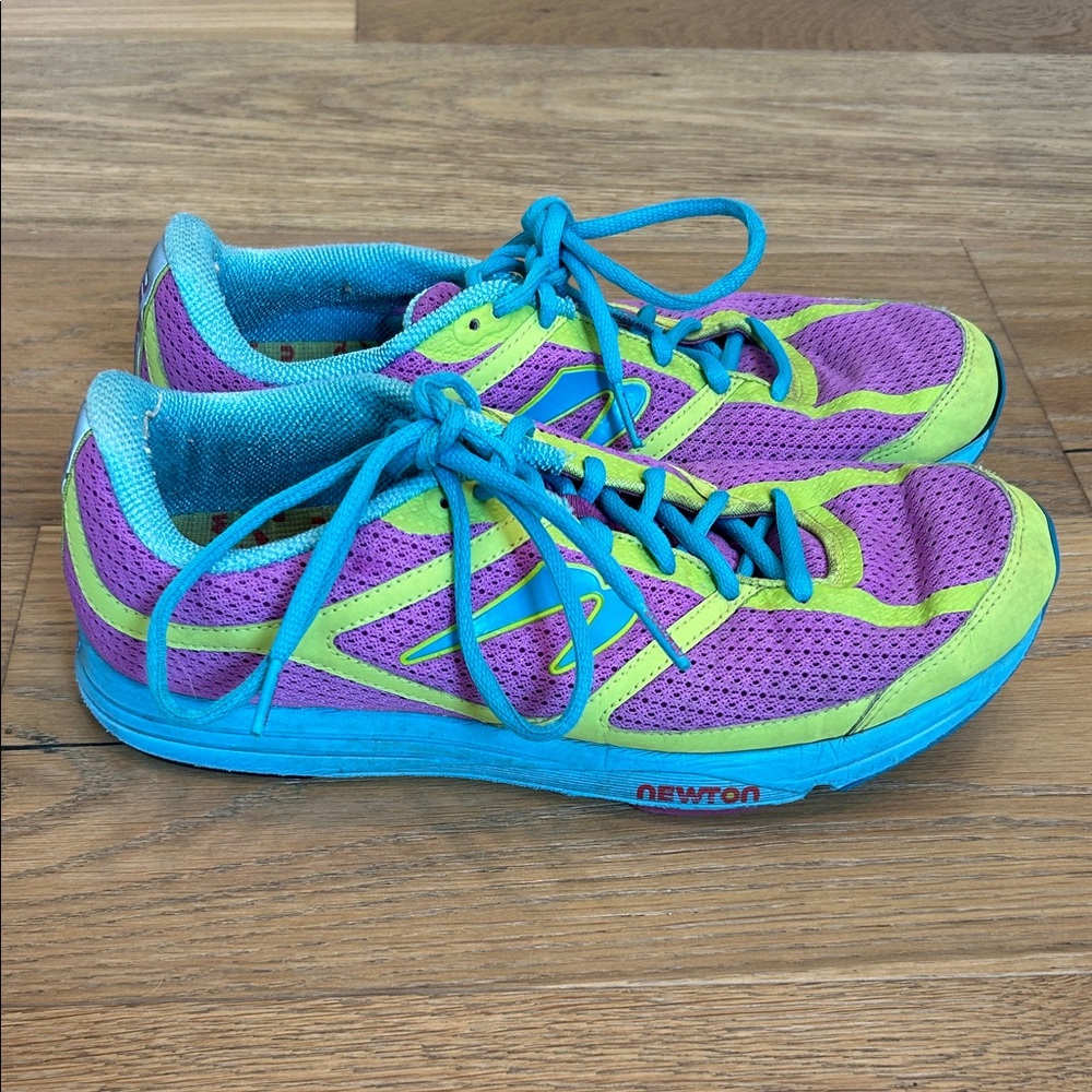 Newton Women's Athletic Shoes in Purple and Turquoise